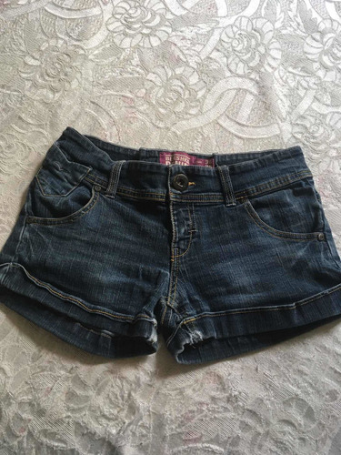 Short De Blue Jean Para Chicas Shorts Bershka Usado.