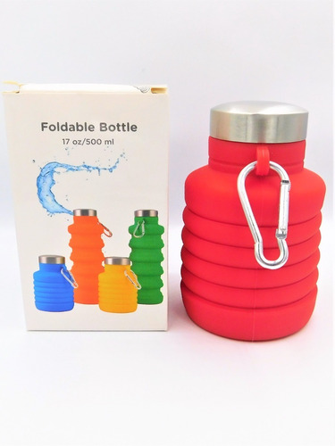 Termo Botilito Botella Plegable Agua 500ml, Deporte