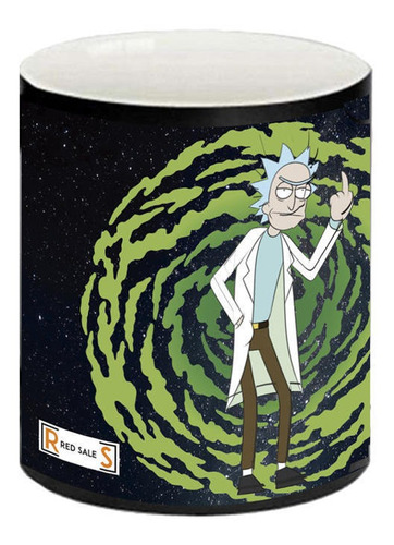 Taza Magica Rick And Morty Dedos