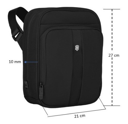 Imagen 3 de 8 de Mariconera Travel Companion Negra Victorinox