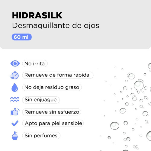 Imagen 2 de 4 de Desmaquillante De Ojos | Hidrasilk Eyes
