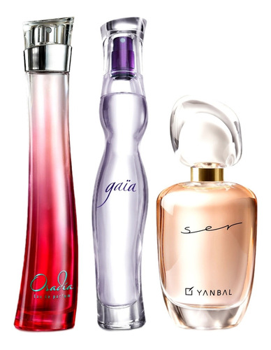 Perfume Gaia + Osadia + Ser Yanbal - mL a $1660