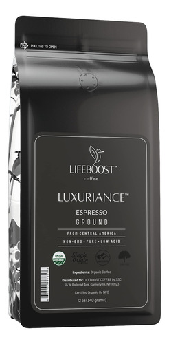 Lifeboost Cafe Expreso Molido  Cafe Organico Usda De Origen