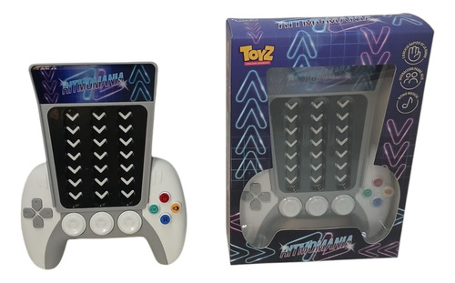 Juego Ritmomania Pop It Electrónico Sensorial Música Toyz Blanco Y Gris