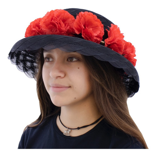 Sombrero Floreado De Catrina