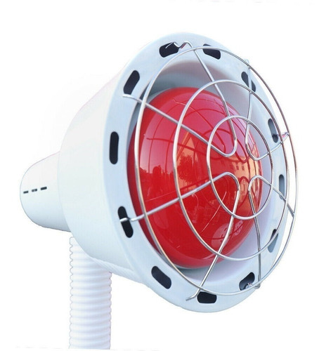 Lámpara Terapia Calor Rojo Infrarrojo 2 Cabezales Para