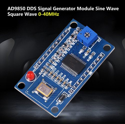Módulo Gerador De Sinal Dds Ad9850 Sine Squarewave 0-40mhz