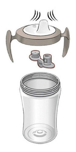 Imagen 2 de 4 de Repuesto Valvula Antiderrame Trainer Cup X2 Nuk Maternelle