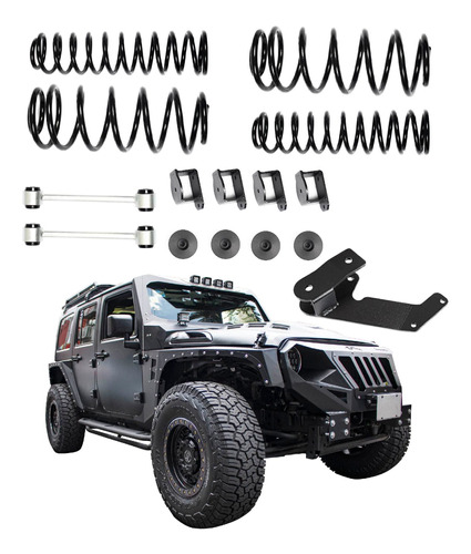 Kit De Elevación Suspensión 2.5in Jeep Wrangler Jk 2007-2017