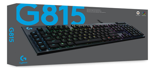 Logitech G815 Lightsync Rgb Teclado Gaming Mecánico Alámbric