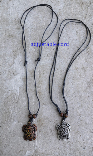 Exoticdream Collar De Tortuga Yin Yang Coqui Taino Sol Con