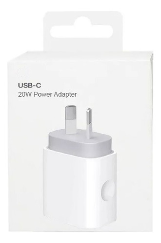 Adaptador Certificado Carga Rápida Para Iphone 13/ Pro/ Max Blanco