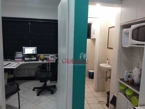 Imagem 8 de 11 de Sala À Venda, 55 M² Por R$ 368.000,00 - Boqueirão - Santos/sp - Sa0002