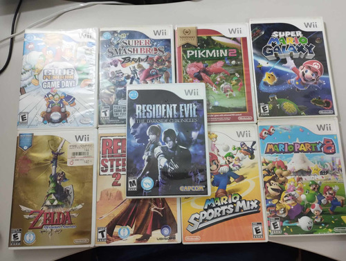 Lote 9 Jogos De Nintendo Wii