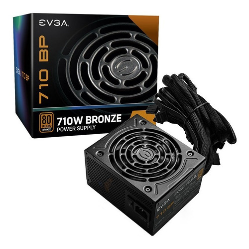 Fuente De Poder Evga 710w 80+ Bronze Color Negro