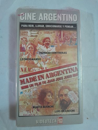 Vhs - Made In Argentina  - Patricio Contreras / L.manso 