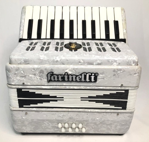 Farinelli 22k8bsw Acordeon Teclas Junior Blanco 22/8 Bajos