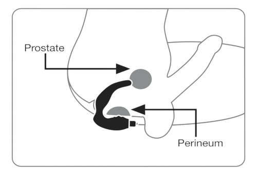 Vibrador Anal Prostático Perineo Usb Estimulador Punto P