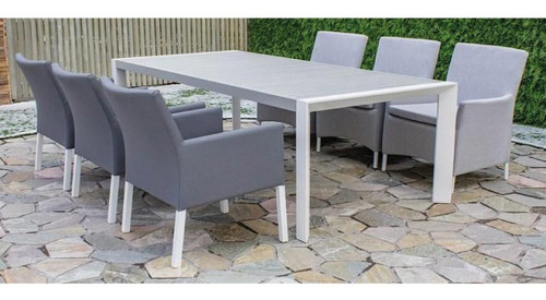 Imagen 1 de 1 de Juego De Comedor De 6 Puestos Para Exterior