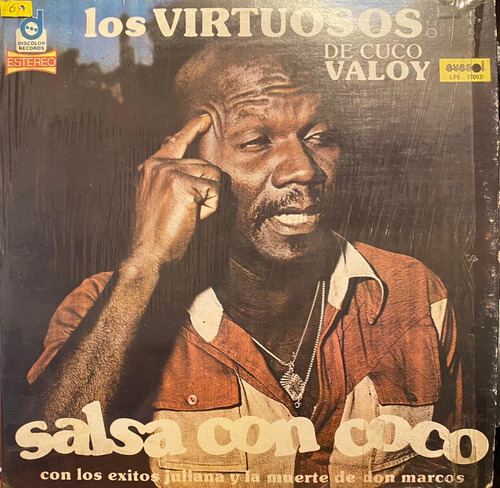 Disco Lp - Los Virtuosos De Cuco Valoy / Salsa Con Coco