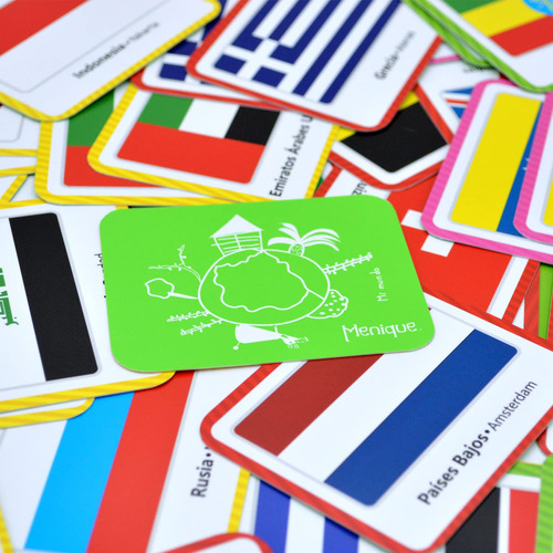 Juego De Combinación De Memoria Menique Flags Of The World 1