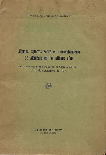 Algunos Aspectos Sobre El Desenvolvimiento De Alemania 1937 