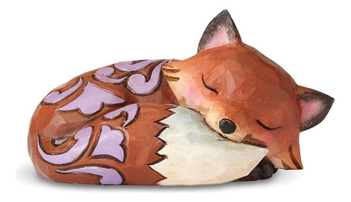 Enesco Jim Shore Heartwood Creek Fox Figura En Miniatura Par