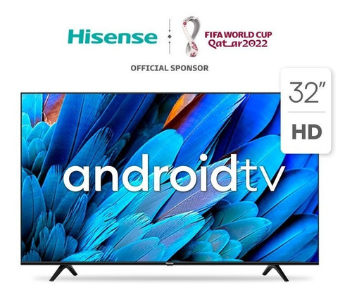 Imagen 3 de 6 de Televisor Hisense 32 Smart Android Voice Base Pared Gratis
