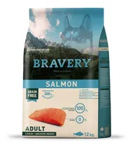 Comprar Alimento Para Perros Raza Grande Adulto Bravery Salmón 12kg