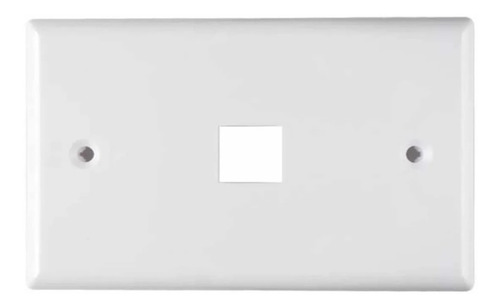 Faceplate 1 Toma Blanco Wireplus Pack 4 Unidades