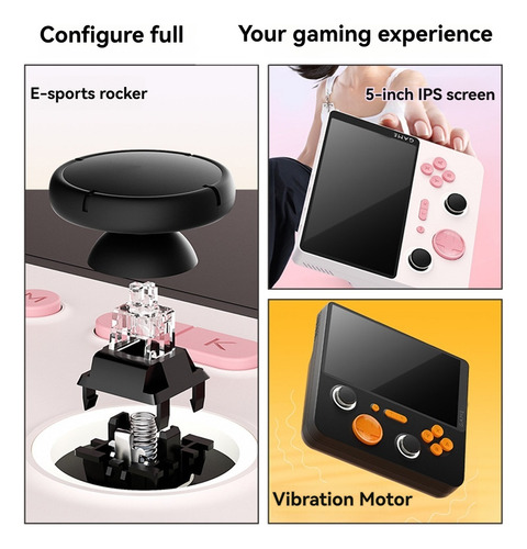 Consola De Videojuegos Portátil E5plus, Consola De Juegos Re