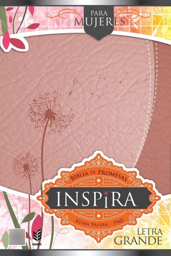 Biblia De Promesas Inspira, Con Indice, Piel Especial Rosa