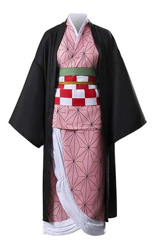 Traje Cosplay Nezuko Kamado- Kimetsu No Yaiba