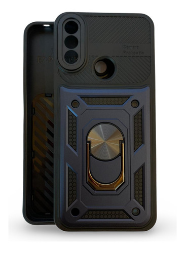 Funda Uso Rudo Con Anillo Para Motorola Moto E7i Power