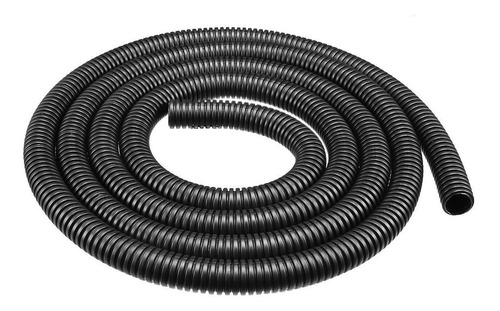 Tubo Corrugado Pp Tuberia Flexible Negro 0.472 in 1.6m