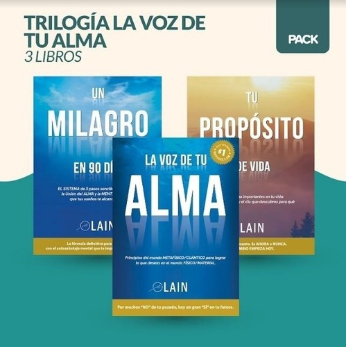 Imagen 1 de 1 de Trilogia La Voz De Tu Alma - Lain Garcia Calvo 3 Libros