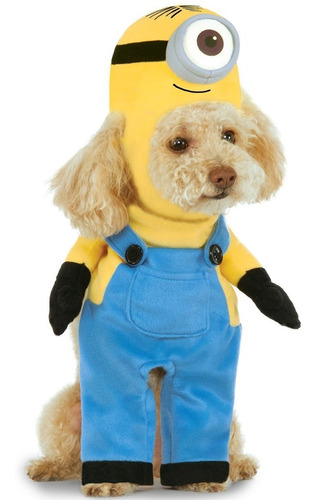 Disfraz De Minion Para Perro Talla Medium Halloween