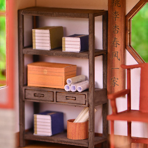 Kit De Casa De Muñecas De Madera Creativa Con Juguete De