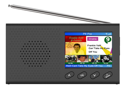 Radio Digital Dab Fm De 2,4 Pulgadas Con Bt Tuning Wireless