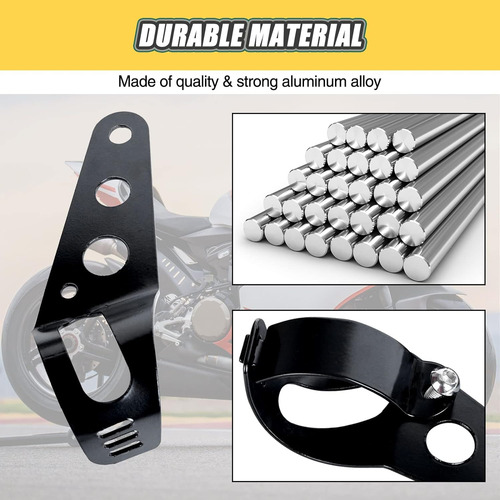 Soporte Para Faros Delanteros De Motocicletaabrazadera De Mo
