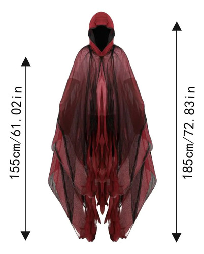 Capa Fantasma De Halloween Capa Fantasma Con Capucha D