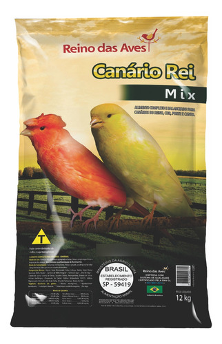 Canário Rei 12kg - Reino Das Aves