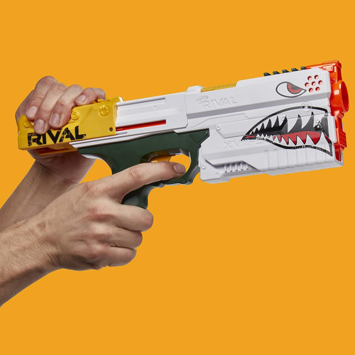 Nerf Rival Kronos Xviii-500 Blaster, Carga De Nalgas, 5 Rond