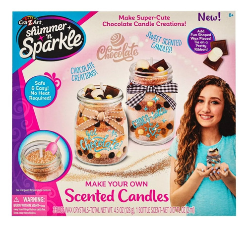 Cra-z-art Shimmer'n Sparkle Creaciones Chocolate Crea Velas