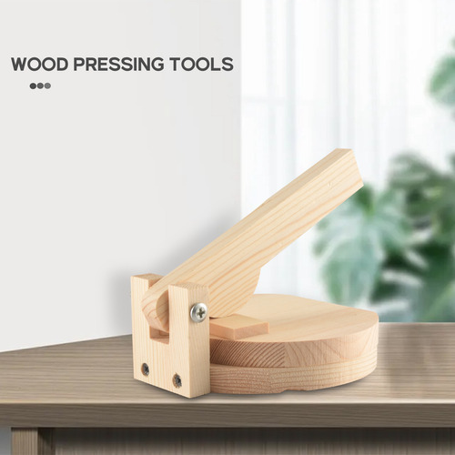 Prensador De Madera Para Tortillas Y Albóndigas, Prensador D