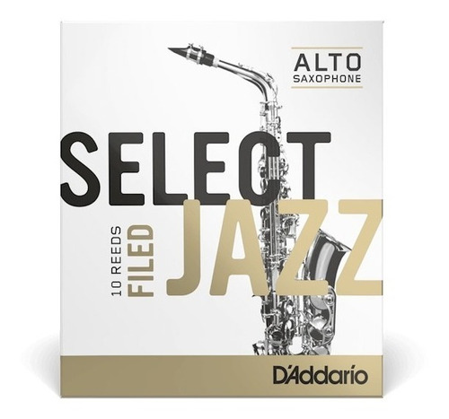Palheta Sax Alto Daddario Select Jazz  - Filed - 01 Uni.