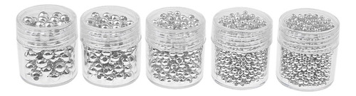Wpd 5 Sets Perlas Espaciadoras De Acero Inoxidable