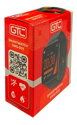 Imagen 1 de 3 de Smartwatch Gtc Reloj Inteligente Saludable Swg-003 Calorias