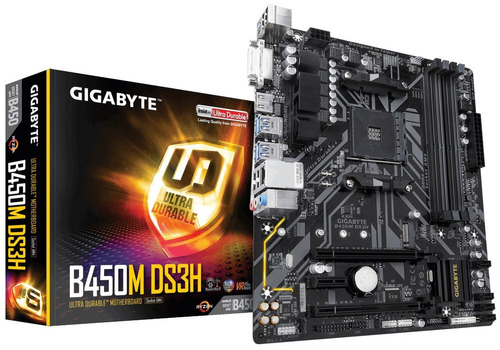 Mother Gigabyte B450m Ds3h Socket Am4