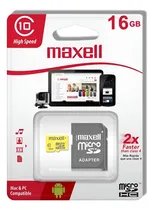 Comprar Memoria Maxell Micro Sd 16 Gb Clase 10 Fhd Mcsd-16gb